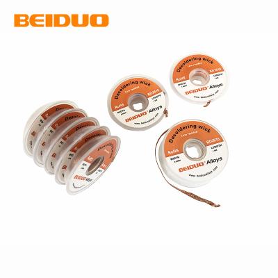 China Desoldering COPPER Wick With Rosin For Cleaning Solder Residue for sale