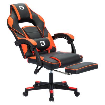 China Gaming Chair Cooling Reclining Adjustable Rotating Racing Chair With Foot Rest E-sports Chair for sale