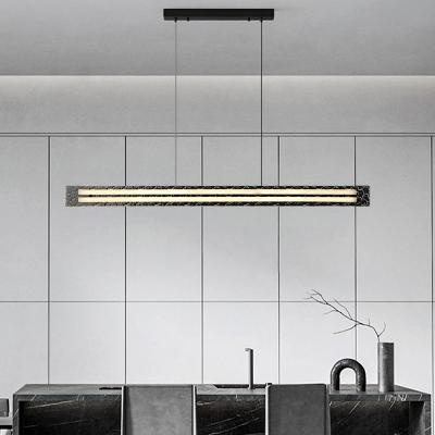 China Modern Italian minimalist island restaurants droplight Nordic Taiwan strip droplight one word for sale