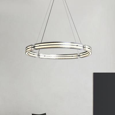 China Modern italian minimalist droplight living room bedroom contemporary and contracted dining room Nordic high end glass circular droplig for sale