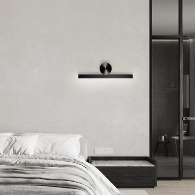 China Modern the bedroom wall lamp black living room background wall copper minimalist modern wall lamp the headboard of a bed for sale