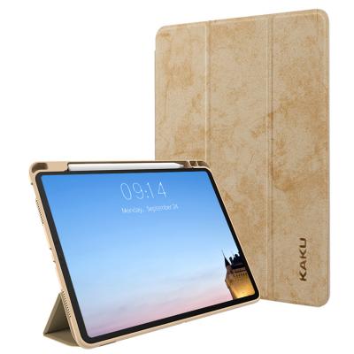 China 3 Folds Tablet KAKU 3 Folds Stable Standing Leather Magnetic Tablet Holder Shockproof Case For Huawei T5 T8 m3 m5 m6 pro for sale