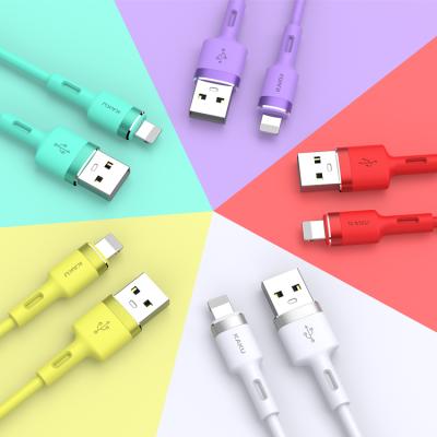 China KAKU Fashion Lazada 1.2m Fast Charging Speed ​​3.2A Mobile Phone Cord Type 3.2A Silicon Micro USB Data Cable For Samsung iPhone for sale