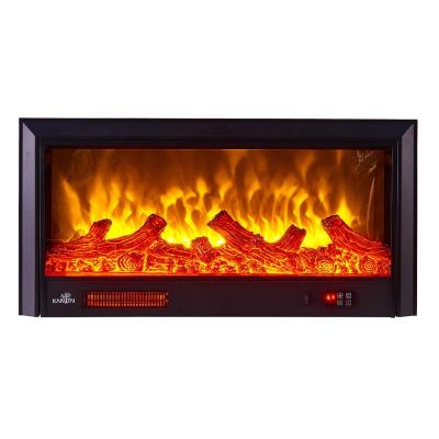 China High Quality Electric Fireplace Core Remote Control Warm Wind Heater Indoor With Black Appearance for sale