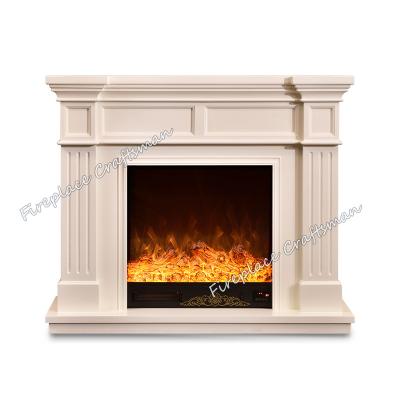 China Wholesale new latest design cast iron fireplace insert self remote control woodburning stand electric fireplace for sale