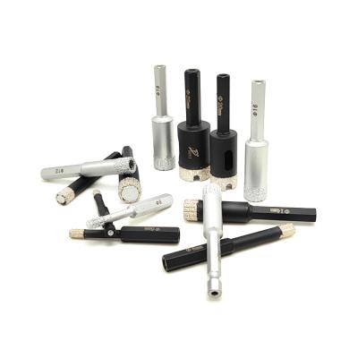 China 5 PCS Tile Marble Hole Saw Shank Diamond Core Drill Bits 6mm Hex Bits For Porcelain for sale