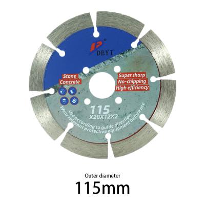 China . Cheapest 4.5in High Speed ​​Smooth Edge 115mm Straight Concrete Or Granite Arix Diamond Brick Saw Blade Cutting Disc For Concrete And Stone Brick Saw Cutting for sale