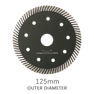 China TACAR TACAR125mm Ceramic Tile Cutter Diamond Saw Blade Diamond Cutting Disc for Marble and Granite for sale