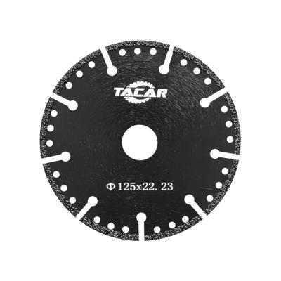 China . TACAR 125mm high speed straight edge diamond metal cutting smooth wheel the cutting wheel has over 5000 cuts on iron steel and INOX for sale