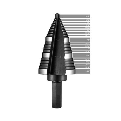 China Metal aand wood drilling alloy wood hex leg hss step cone drill bit for sale