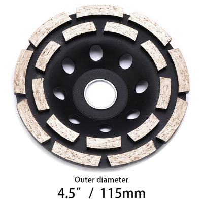 China Grinding Machine- 4.5in Supplier Custom or Standard Planer Diamond Cup Wheel Gold Dremel 115mm for Steel for sale