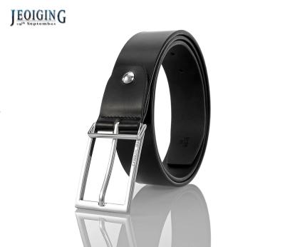 China Genuine Leather Pin Buckle Belt Black Casual Cowhide Leather Belt Genuine Leather Men's Business Classic Belt Wholesale Cowhide Belt for sale