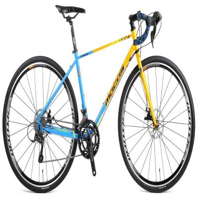 China Aluminum Alloy Frame 700C Alloy Double Wall Road Bicycle For Racing for sale