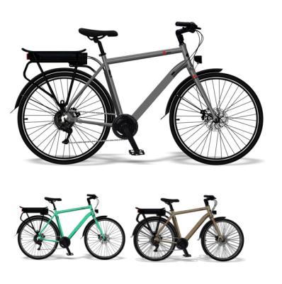 China Aluminum alloy bicicleta electrica scam KENDA 700C*38C and 350 motor and Pantalla LCD for sale