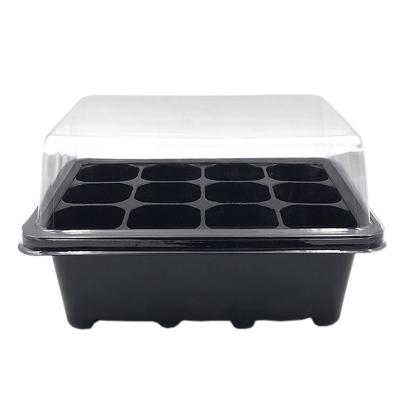 China Factory Direct Seedling Tray Adjustable Plant Start Tray Durable Plant Greenhouse Seed Tray Kit with Saucer for sale