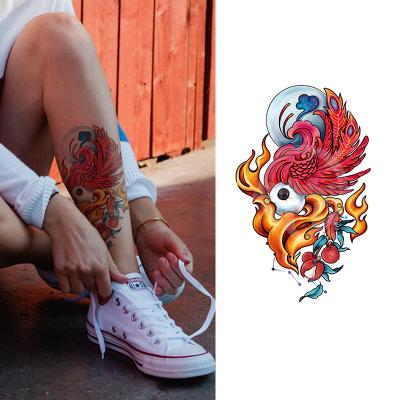 China Zhuque Herbal Temporary Tattoo Sticker Water Design Body Temporary Temporary Waterproof Lasting Transfer Herbal Tattoo Sticker for sale