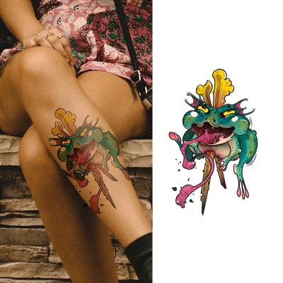 China Cool Eagle Tattoo Stickers Water Body Temporary Realistic Temporary Realistic Transfer Full Hand Tattoo Printing Toad Designs Eagle Tattoo Stickers for sale