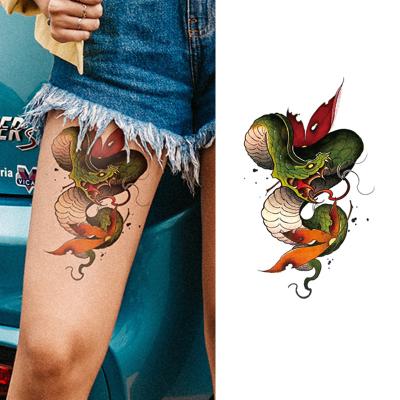 China Water Body Temporary Realistic Temporary Full Body Transfer Tattoo Print Python Eagle Hand Tattoo Stickers Permanent Tattoo Stickers for sale