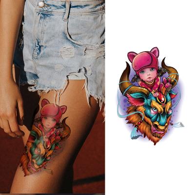 China Water Body Temporary Lower Back Realistic Temporary Full Body Transfer Tattoo Stickers Boy Shepherd Eagle Permanent Tattoo Stickers for sale