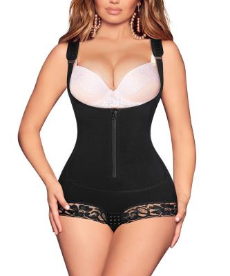 China Women Compression Body Shaper Fajas Colombianas Butt Lifter Breathable Jumpsuit Slimming Tummy Shapewear for sale