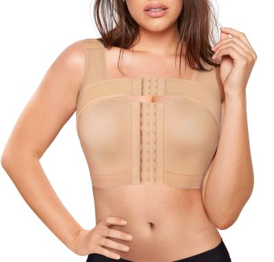 China QUICK DRY Women Front Neck Medium Breasted Round Design Plus Size Mail Operation Breast Surgery Bra for sale