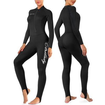 China Antibacterial Women Full Body Wetsuit Diving Suits Neoprene Keep Warm Surfing Swimming Wetsuit for sale