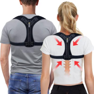 China Breathable.posture Corrector Wholesale Front Straps Adjustable Back Posture Corrector Brace Belt Humpback Correction for sale