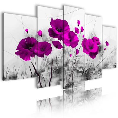 China FILE Elegant Floral Pattern Oil On Canvas Wall Art Canvas Painting For Artist Residence Hotel Wall for sale