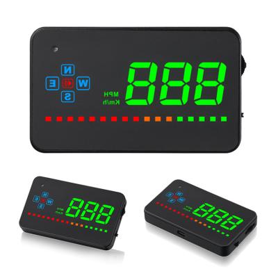 China Water Temperature Hud Displays Car Speed ​​And Wholesale Speed ​​Limit Warnings Car Hud Display For All Cars for sale