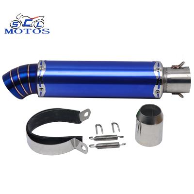 China 3Colors 51mm Stainless Steel /Aluminum Alloy Motorcycle Exhaust Modify Motocross Exhaust Muffler DB Killer Pitbike Exhaust Muffler for sale