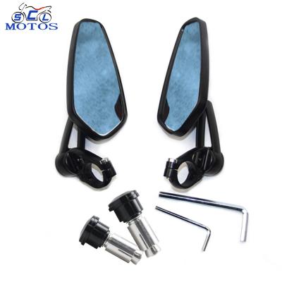 China High Quality Motorcross Protective Motorcycle Handlebar End Mirror Side Mirror Rear View Mirror Fit For Dirt Bike ATV for sale