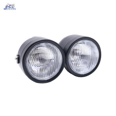 China Metal / Plate Wholesale 12v 55w Double Headlight For Harl Motorcycle Head Light for sale