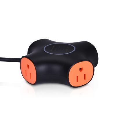 China Fast Charging Ship US EU For Japan USB Charger Hub 10A Max Fast Charger Wall Charging Station With Dual USB One US Plug for sale