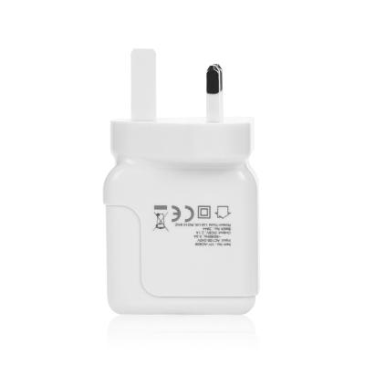 China Mobile Phone UK 3 Pin Plug 15W Travel USB Charger Adapter QC 2.0 For Samsung Huawei OPPO for sale