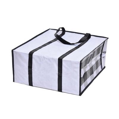 China 100%recyclable morocco heavy duty non woven polypropylene zipper bag clothes for sale