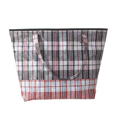 China 100%Recyclable Waterproof Plastic Travel PP Woven Fabric Shopping Bag for sale