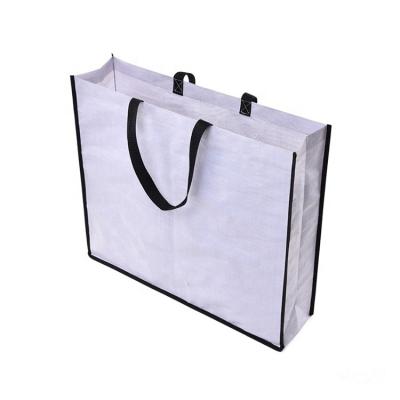 China 100%Recyclable Thickened Large Capacity 100% Recyclable Laminated PP Woven Carry Bag for sale