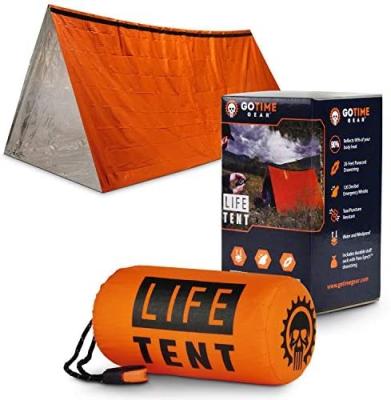 China 100% PE Emergency Survival Shelter 2 Person Waterproof Ultralight Emergency Tent For Outdoor Camping for sale