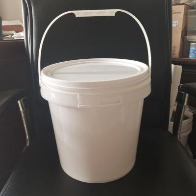 China Paint Ready To Ship Hard Moq Food Grade PP Small Goods In Mold Label Printing Plastic Paint Pail Bucket With Lid for sale