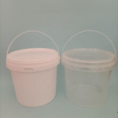 China Hot-selling package 100% food grade plastic bucket 1.5L for sale