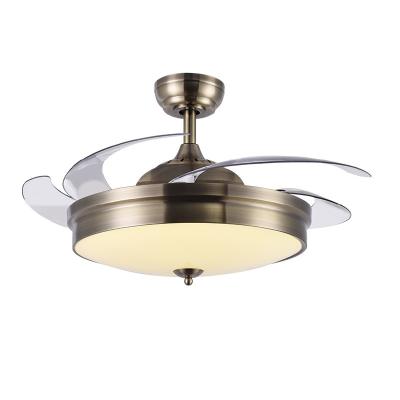 China Zhongshan Long Life Modern Round LED Ceiling Fan Modern Simple Working Pendant Light for sale