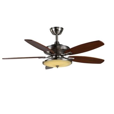 China With Customized Light Glass Cover 18W Contemporary Classic Ceiling Fan With Light for sale