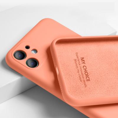 China 100% eco-friendly phone cases 2022 hot selling for iphone 11 12 13 pro se 2020 max xr phone case silicone phone case for iphone 11 for sale