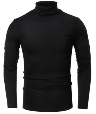 China Good Quality Running Neck High Anti-Shrink Turtle Neck Big Anti-pilling Long Sleeve Shirt for sale