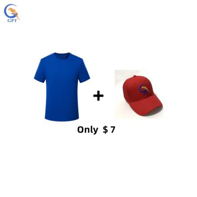 China Anti-wrinkle June 2022 time-limited discounts on apparel buy a t-shirt get free hats for sale