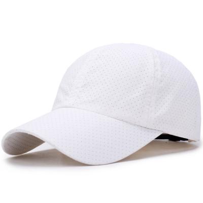 China breathable & Waterproof Custom Logo Private Label 6 Panel Baseball Cap Hat Fashion Fitted Mesh Hats Baseball Cap for sale