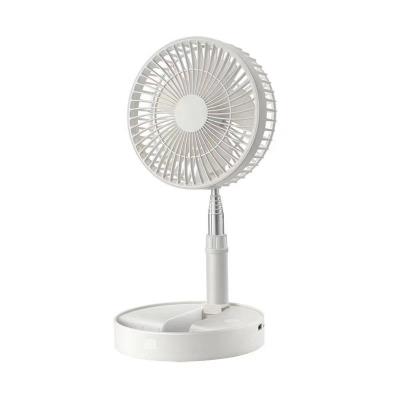 China Mini Personal Handheld Portable Floor Fan Telescopic Folding Fan Air Fan for sale