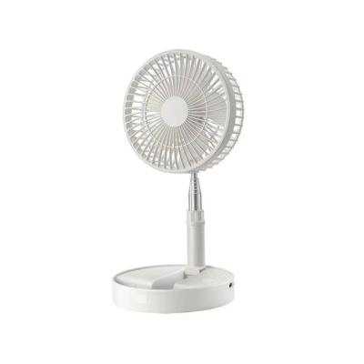 China Outdoor Promotional Pure Color Series Retractable Handheld Charging Folding Fan for sale