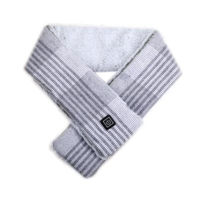 China Fine Production Simple Production Cold Weather Style Adjustable Usb Charging Rechargeable Women Heating Scarf for sale