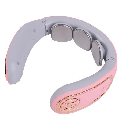 China Portable body shape massager u neck shoulder massager electric intelligent cervical heating device for sale